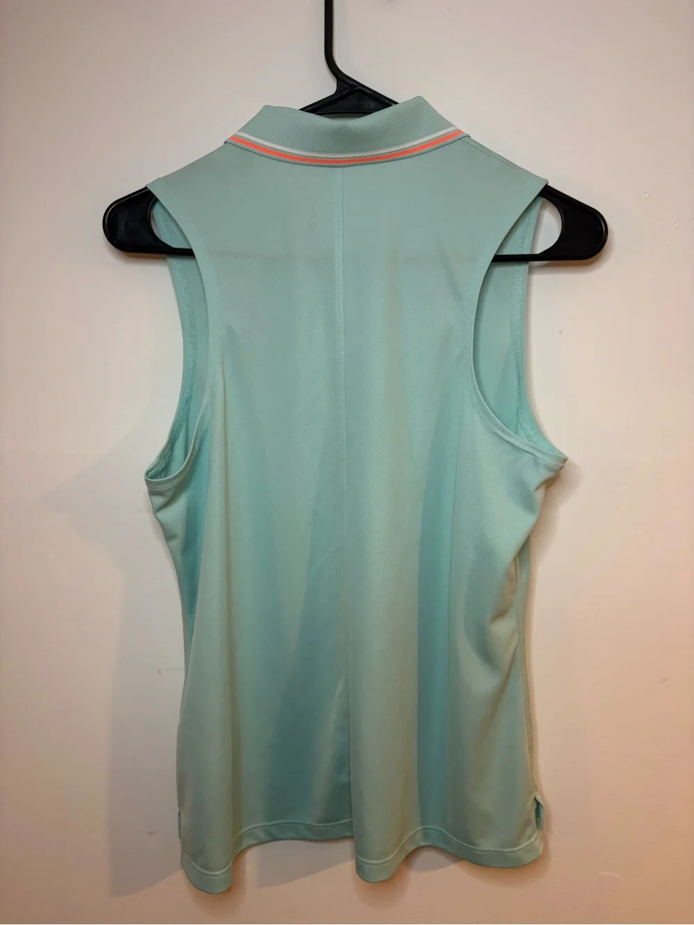 Nike | Racer Back Sleeveless Golf Polo - Teal ; Womens M